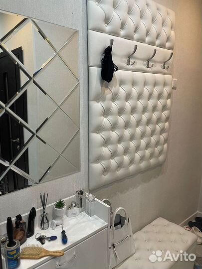 Вешалка в прихожую в каретной стяжке панель стенов