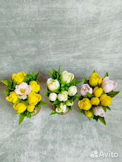 Мыло ручной работы букеты