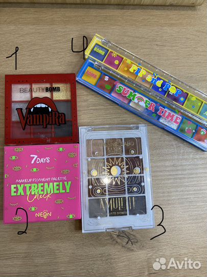 Косметика: палетки теней