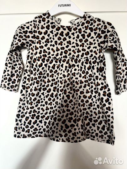 Платье для девочки hm 2 штуки 80 86