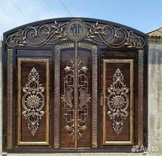 Ворота кованые на заказ в Леваши