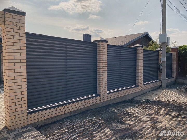 Забор жалюзи airo FIX (без саморезов и клепок)