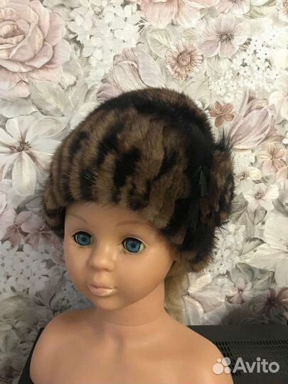 Шапки меховые, воротник норка