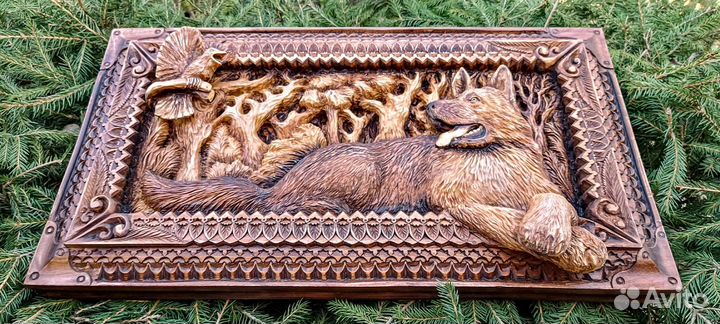 Панно. Собачка