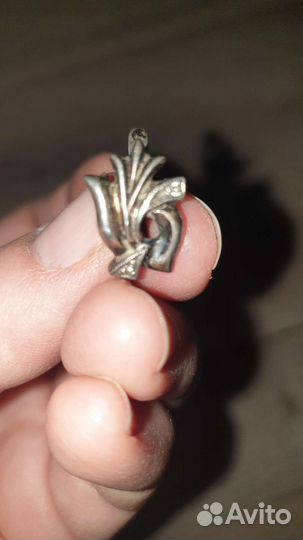 Серебряные серьги СССР