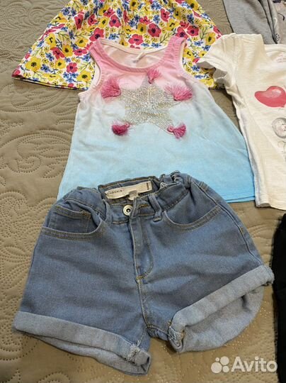 Вещи пакетом на девочку размер 98-104