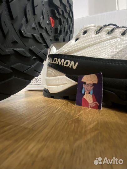 Кроссовки mm6 Maison margiela x Salomon светлые