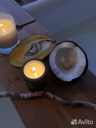 Ароматическая свеча - Кокос и шоколад
