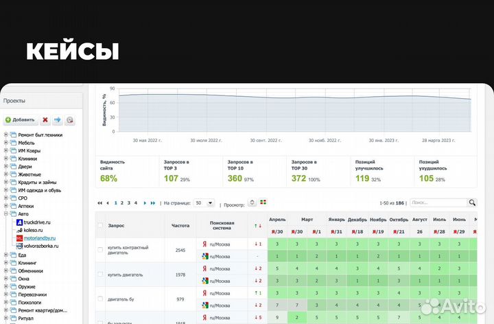 Создание сайтов / Продвижение сайтов