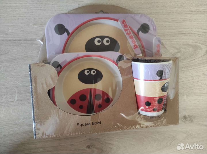 Набор посуды бамбук