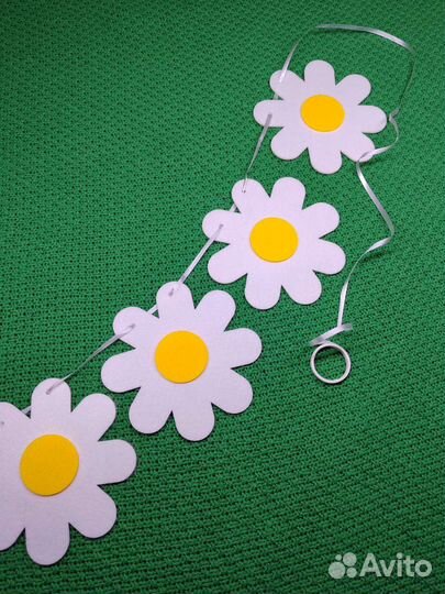 Гирлянда растяжка из фетра