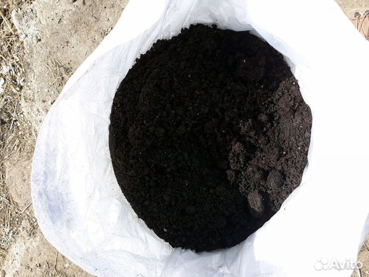 Чернозем в мешках 50л. Доставка и Самовывоз
