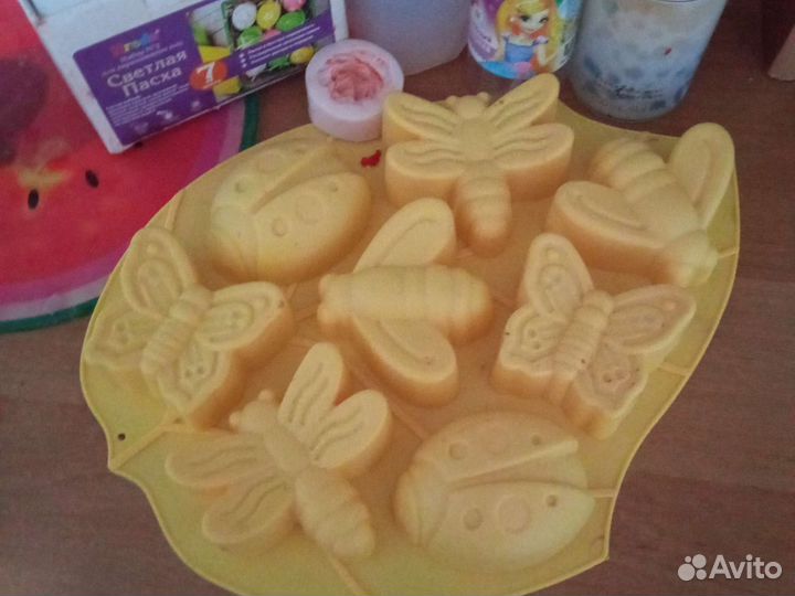 Мыло ручной работы делаю сама все формочки на фото