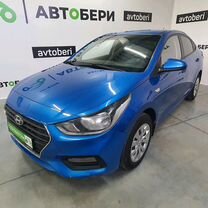 Hyundai Solaris 1.6 MT, 2018, 81 351 км, с пробегом, цена 1 090 000 руб.