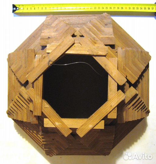 Абажур деревянный