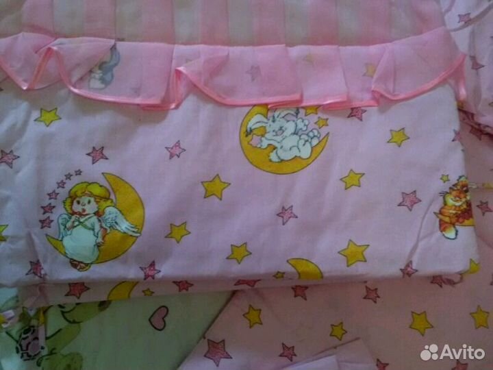 Комплект 7-ми предметный в кроватку