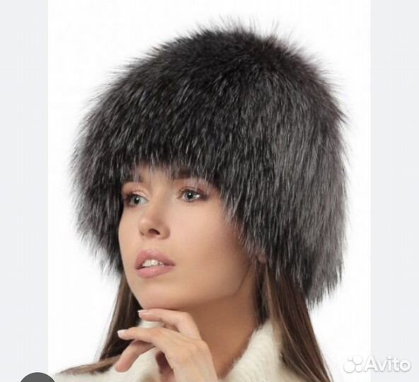 Шапка женская песец