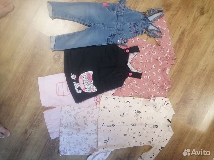 Вещи пакетом на девочку 80- 86
