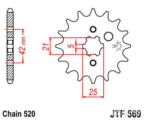 Звезда ведущая JTF569 14