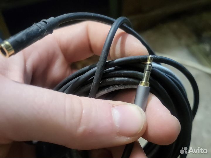 Удлинитель аудио кабеля jack 3.5 mm, 5м