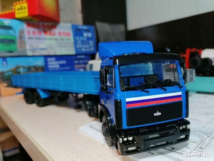 Маз 5432 с полуприцепом маз-5205