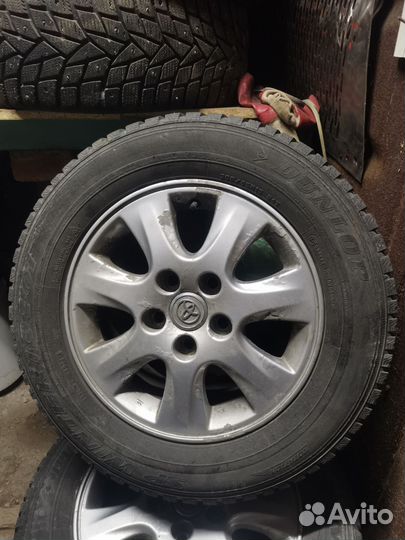 Литые диски r15 5/114.3 Toyota с резиной
