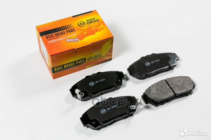 Колодки тормозные дисковые, передние JBP0506 Just