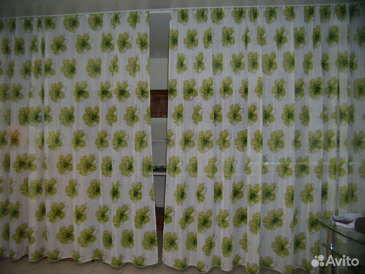 Шторы льняные