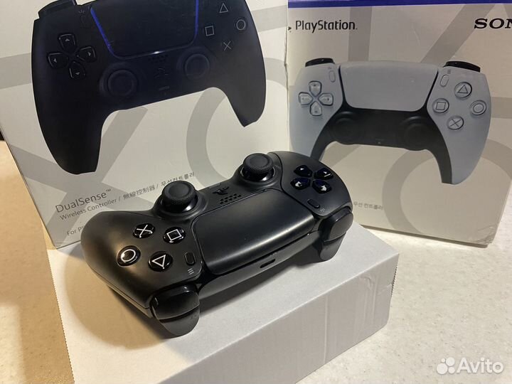 Геймпад ps4 в корпусе ps 5 черный