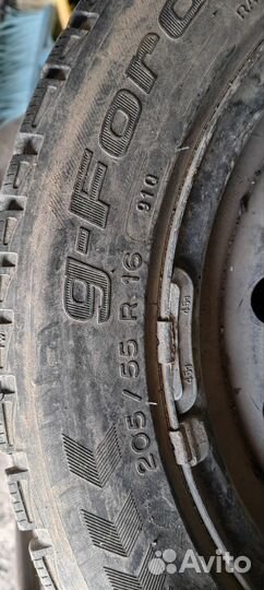 Bfgoodrich G-Force Stud 205/55 R16