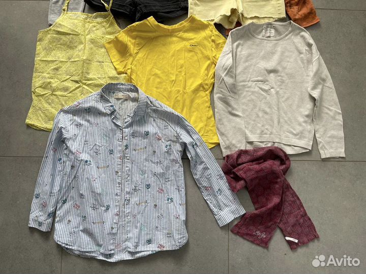 Вещи для девочки 128-140см 9-10 лет пакетом
