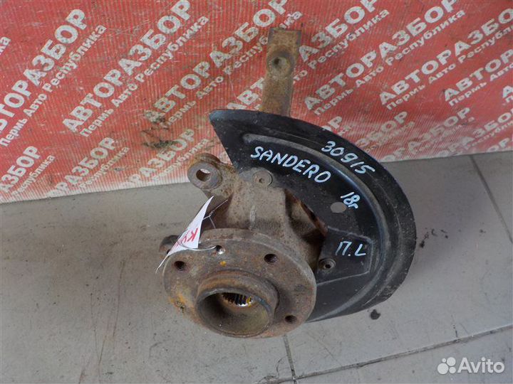 Кулак поворотный передний левый Renault Sandero 2