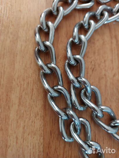 Ошейник цепь рывковая 75 см и поводок