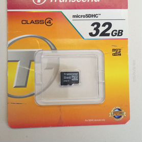 Карта памяти SDmicro 32Gb Transcend