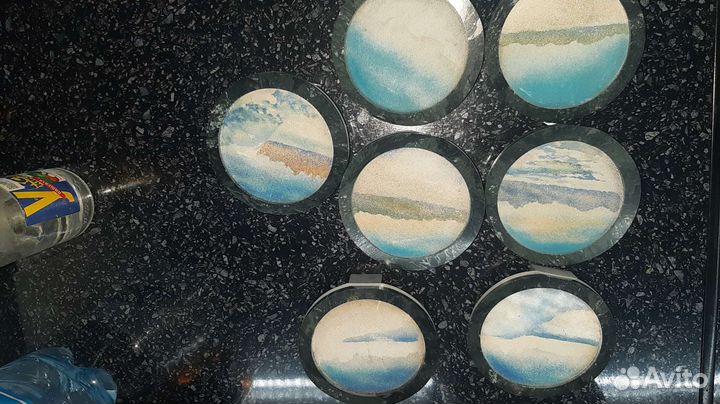 Каменные рамки под насыпное панно