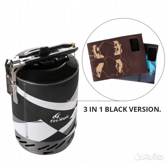Горелка туристическая Fire maple x2