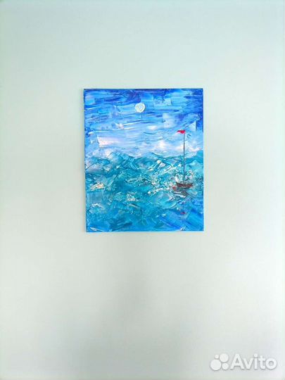 Картина маслом море 25/30