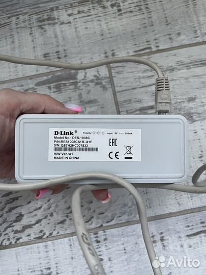 Коммутатор D-link 1008c