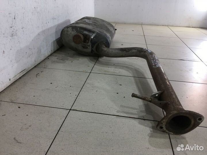 Задняя банка глушителя