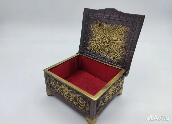 Шкатулка, латунь, Франция. 1950-е годы