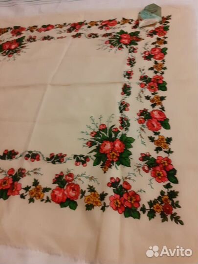 Павлопосадский платок шерсть