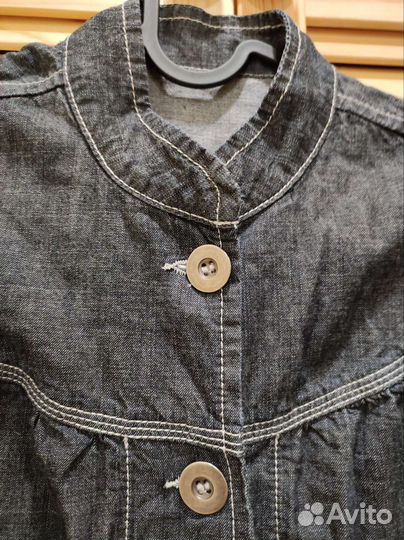 Пиджак джинсовый