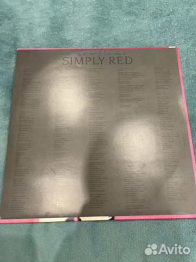 Виниловая пластинка simply red