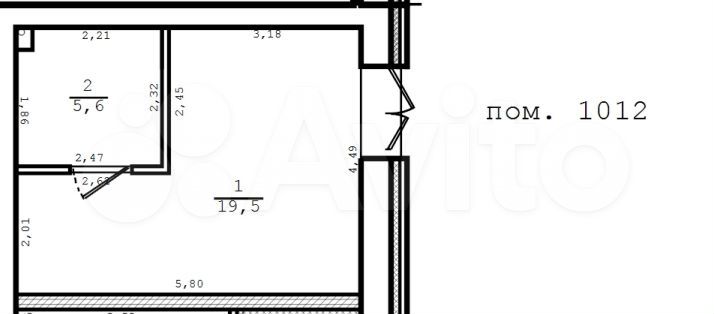 Свободного назначения, 25.1 м²