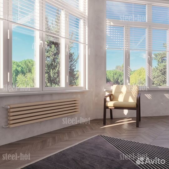 Трубчатый дизайн радиатор отопления Steel