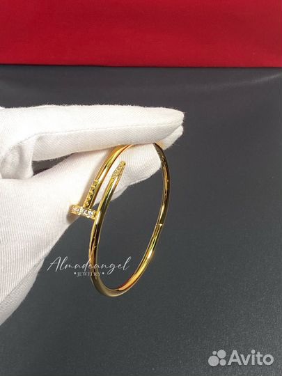 Браслет Cartier juste un clou гвоздь золото