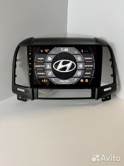 Магнитола Hyundai Santa Fe 2 Android