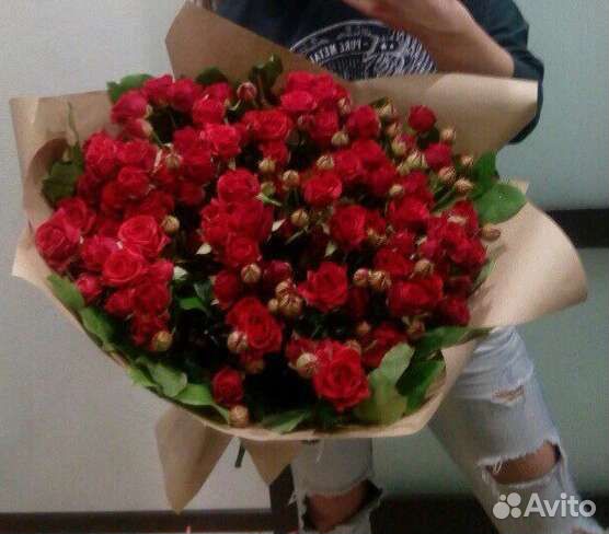 Цветы розы букет