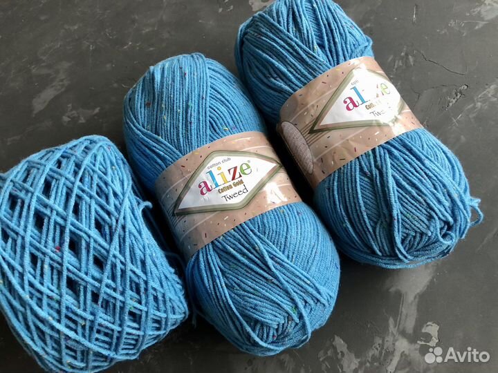 Пряжа ализе коттон голд