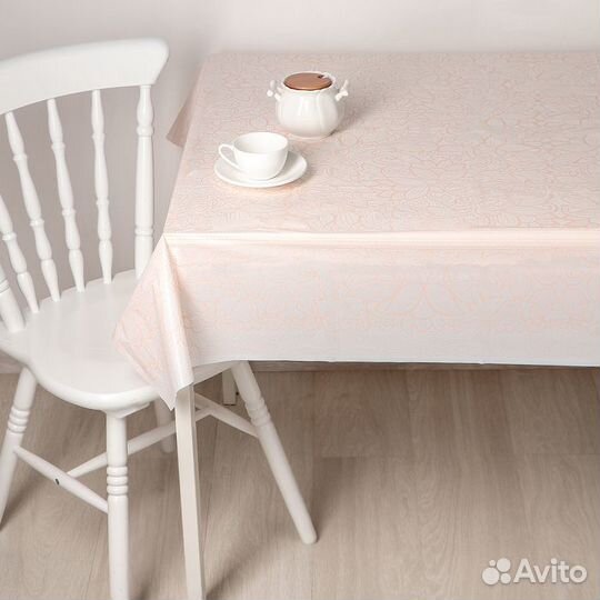 Скатерть без основы многоразовая «Ажур», 120180 см